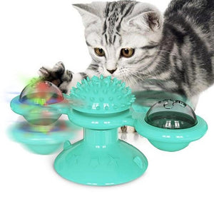 Molinillo interactivo con ventosa para gatos - Gatufy