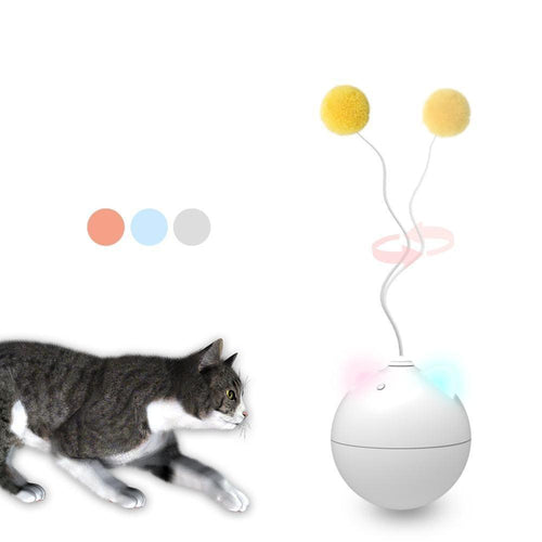 Pelota interactiva con luces LED para gatos - Gatufy