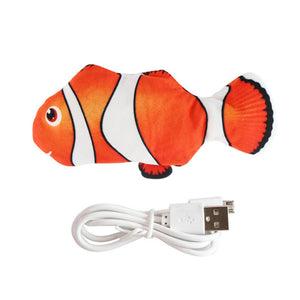 Juguete pez eléctrico interactivo para gatos