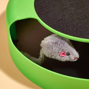 Ratón interactivo giratorio para gatos - Gatufy
