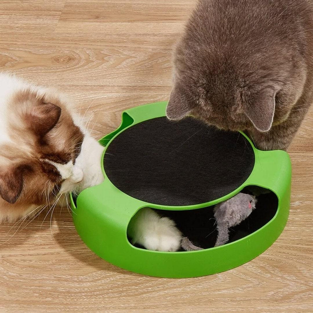 Ratón interactivo giratorio para gatos - Gatufy