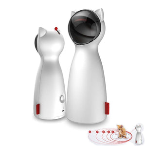 Robot puntero láser automático ajustable para gatos - Gatufy